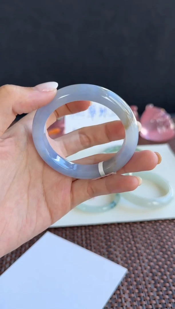 未镶嵌手镯翡翠50号52.2*10.9*8.2