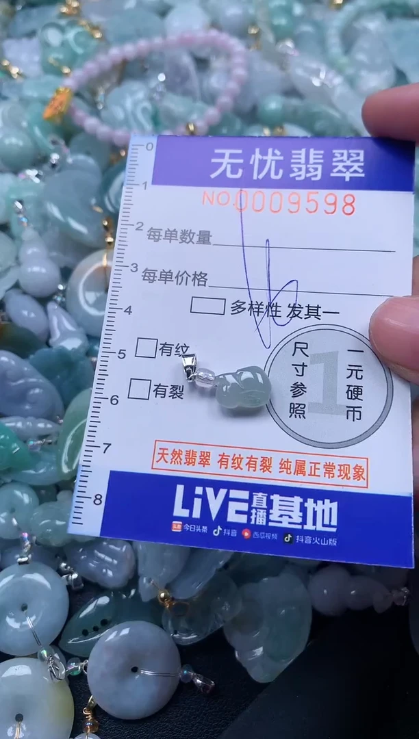 颈饰未镶嵌翡翠9598