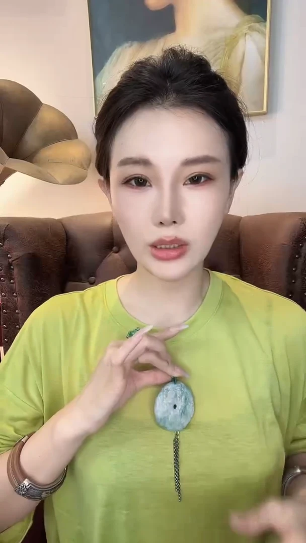 颈饰未镶嵌翡翠懒*舒翡翠499