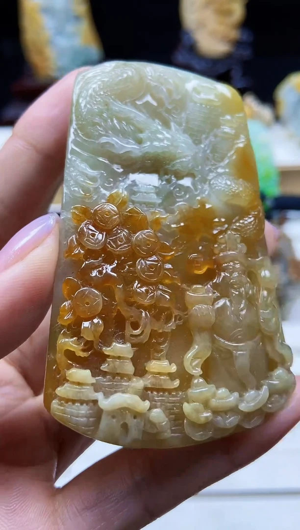 未镶嵌挂件翡翠翡翠A货