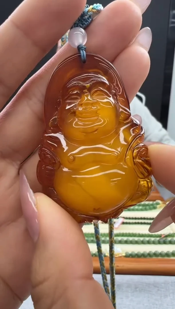 【闪购商品】琥珀颈饰未镶嵌322秒拍号