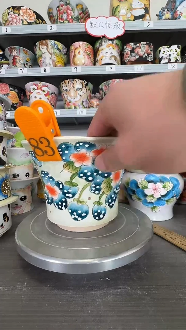 【闪购商品】陶瓷83号微瑕万象花盆