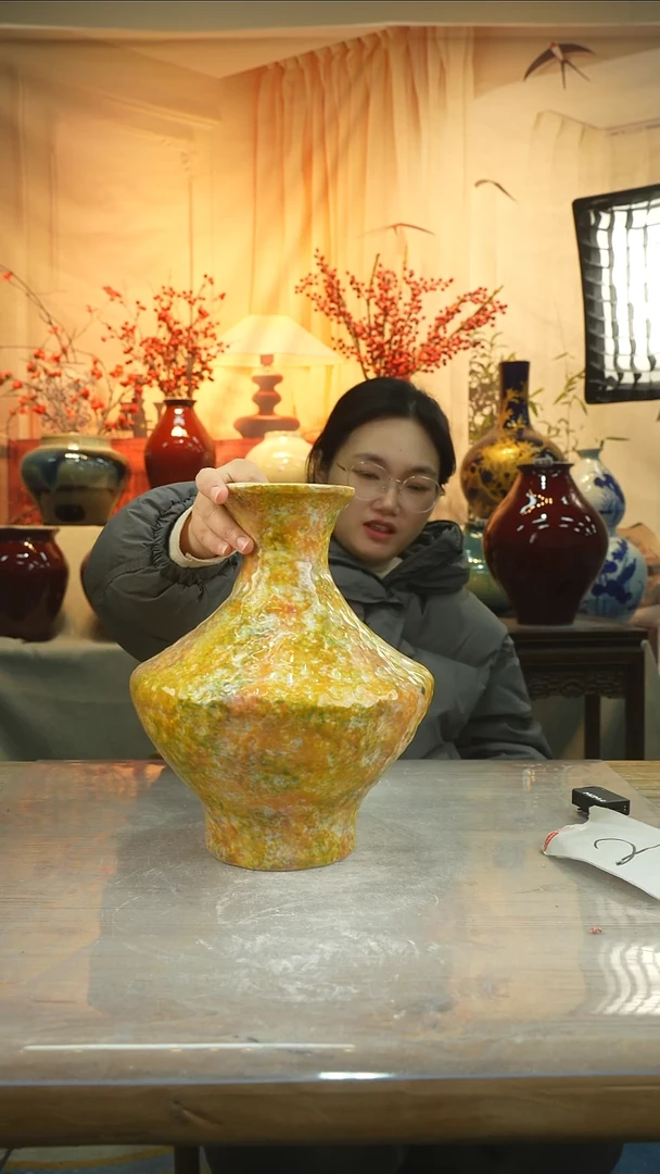 高29口10高温陶瓷花器