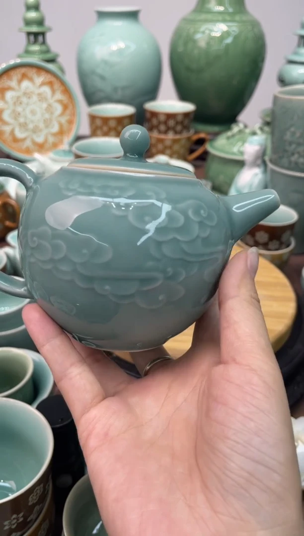 特价福利 微瑕 慧仙青瓷