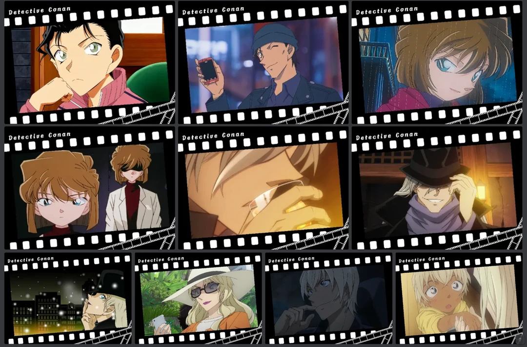 【光影透卡/第1弹】名侦探柯南 二创DIY 自制亚克力透卡 默认代拆