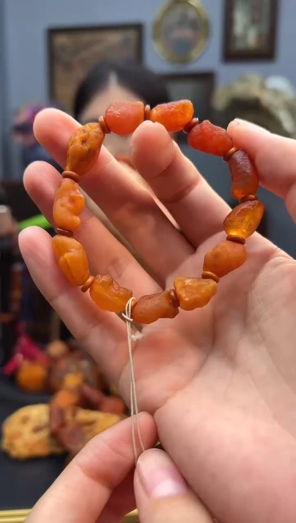 手串琥珀未镶嵌手串
