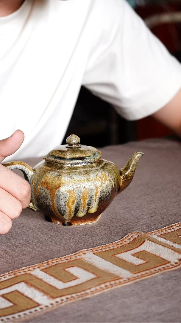 茶壶紫砂宜兴紫砂柴烧