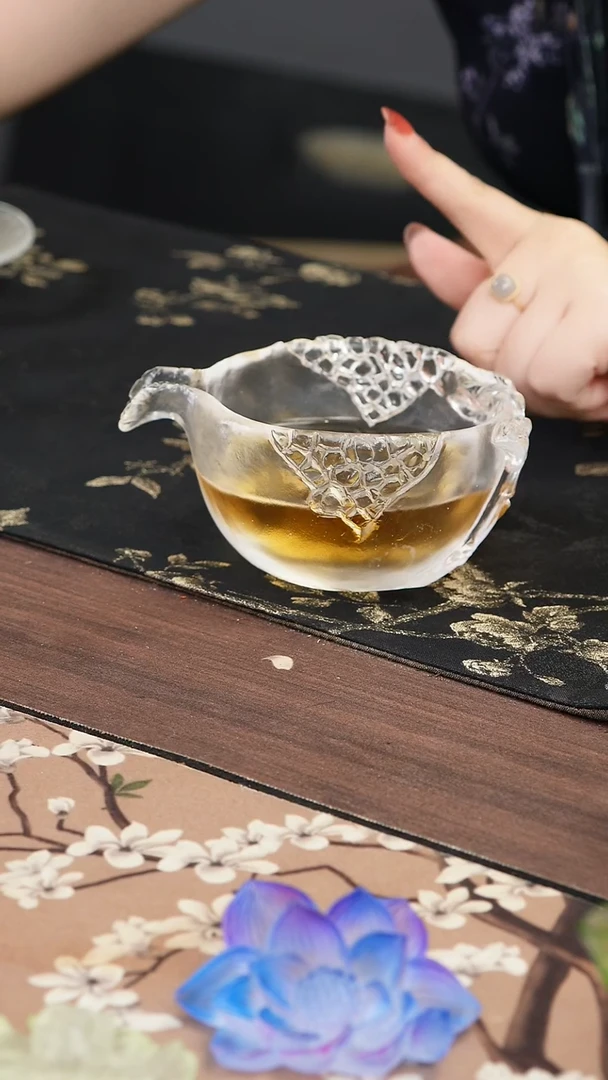手工艺品琉璃白色石榴公道