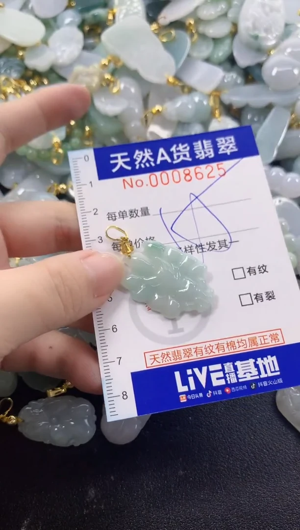 颈饰未镶嵌翡翠天然A货翡翠