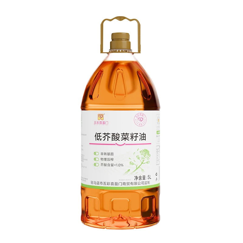 【五彩喜盈门】低芥酸菜籽油5L/桶