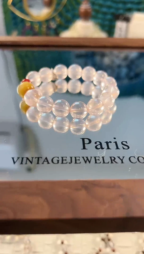 未镶嵌手串水晶粉水