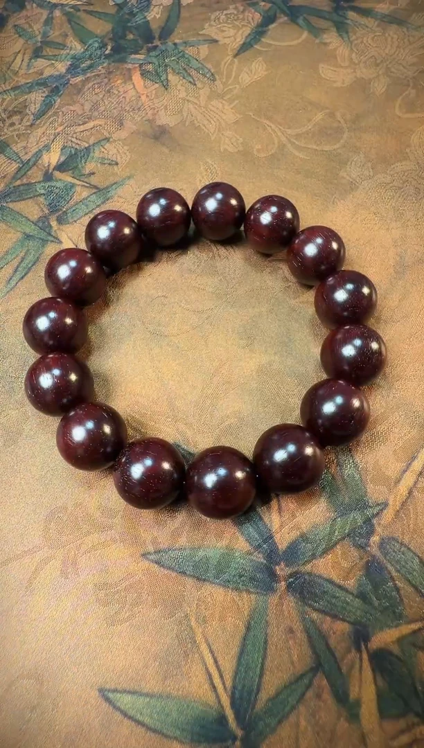 小叶紫檀手串/手链15mm原汁原味