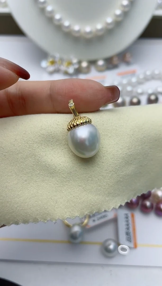 【闪购商品】海水珍珠颈饰银S925镶嵌W29