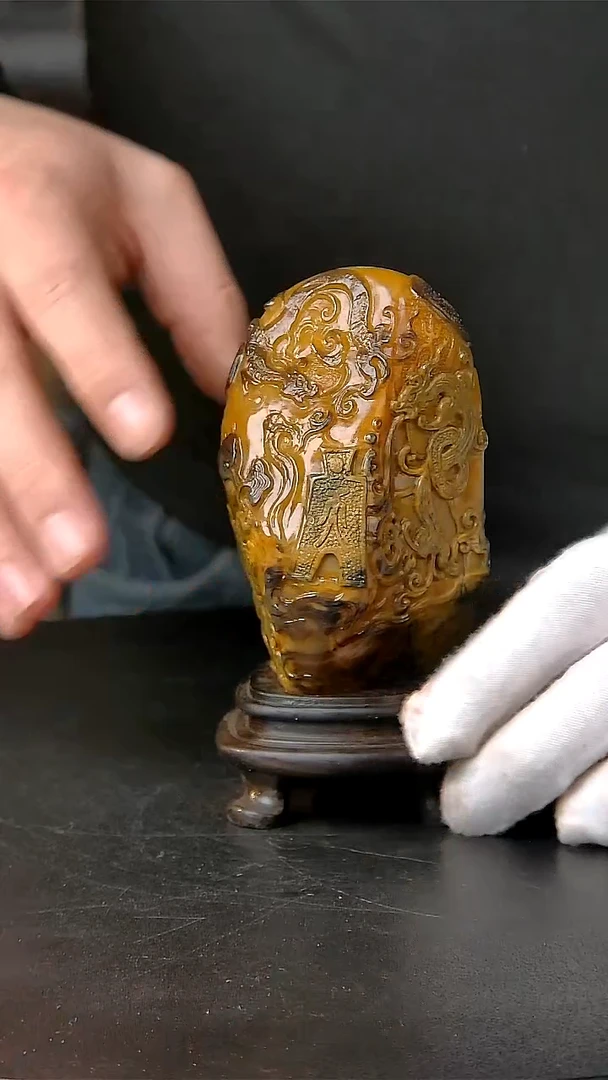 寿山石印石一物一拍