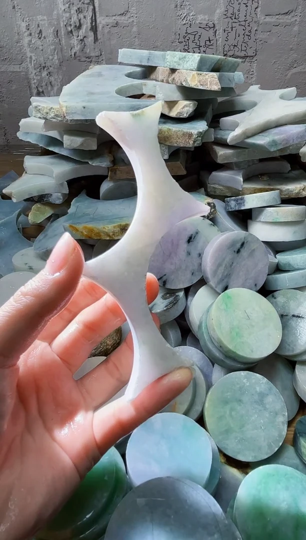 裸石翡翠天然翡翠A货古 南 217