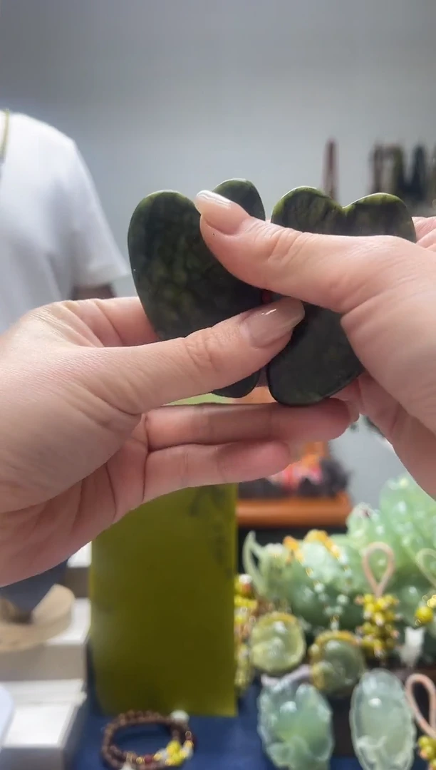 未镶嵌岫玉颈饰多样性发货拍一发一