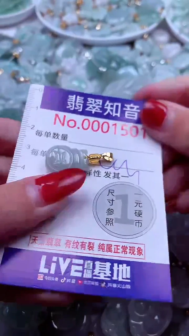 吊坠(不含链)未镶嵌翡翠1501