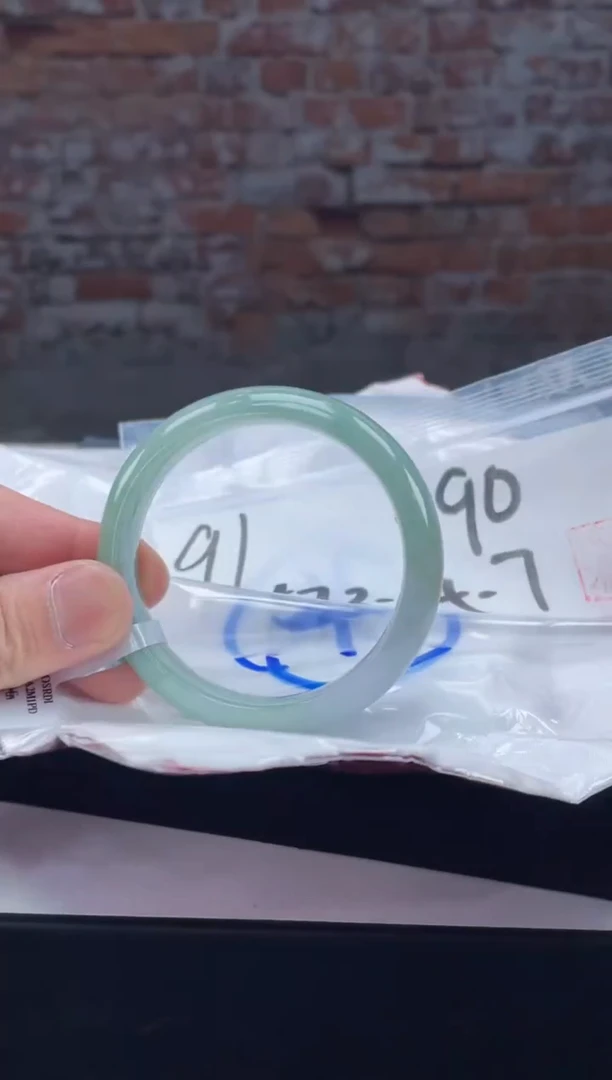 【闪购商品】定制翡翠未镶嵌毛货手镯需精细抛光/手镯91