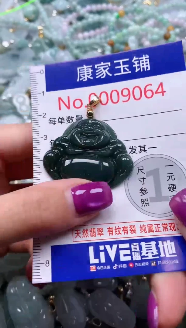 颈饰未镶嵌翡翠9064
