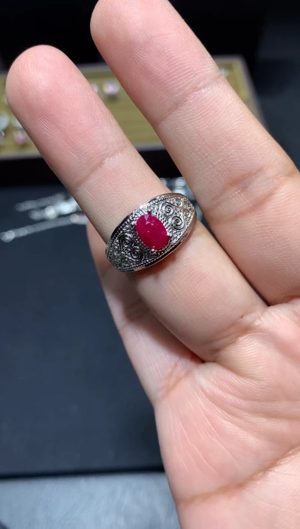 未镶嵌戒指红宝石W105【多样性发其一】