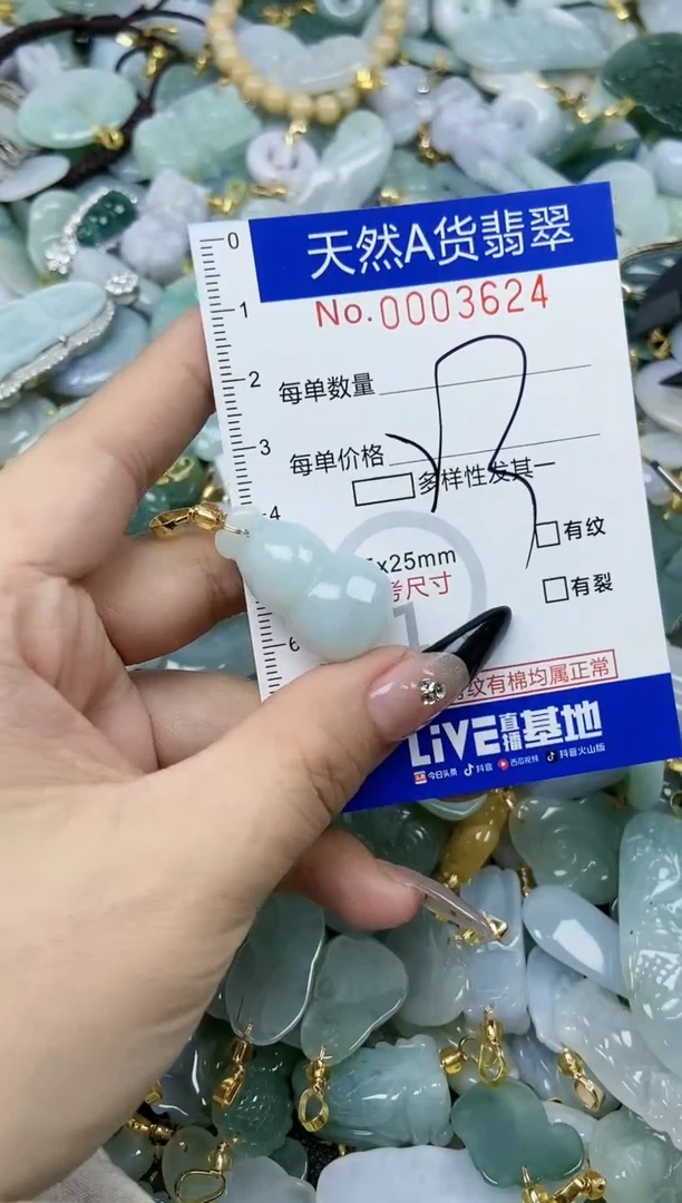 【闪购商品】翡翠颈饰未镶嵌天然A货翡翠