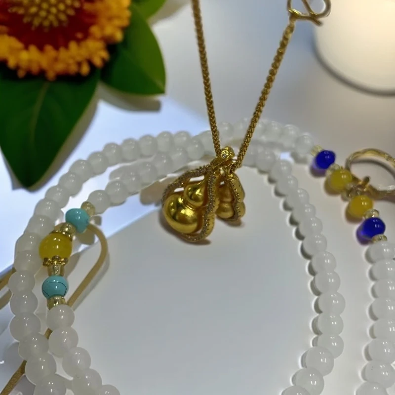 探长999--双葫芦百搭款项链c75DH