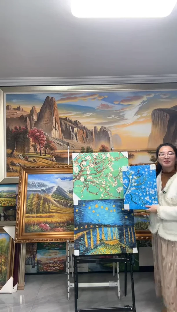 【闪购商品】油画杏花的纯手绘油画