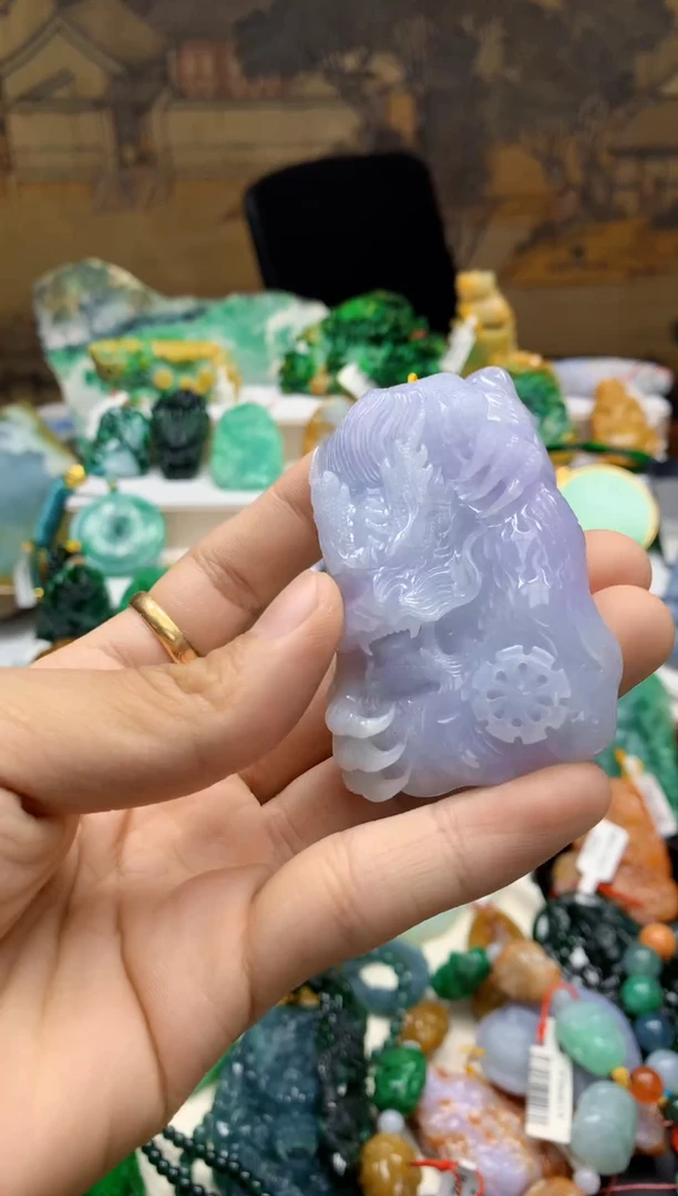 颈饰未镶嵌翡翠?***海天然A货翡翠