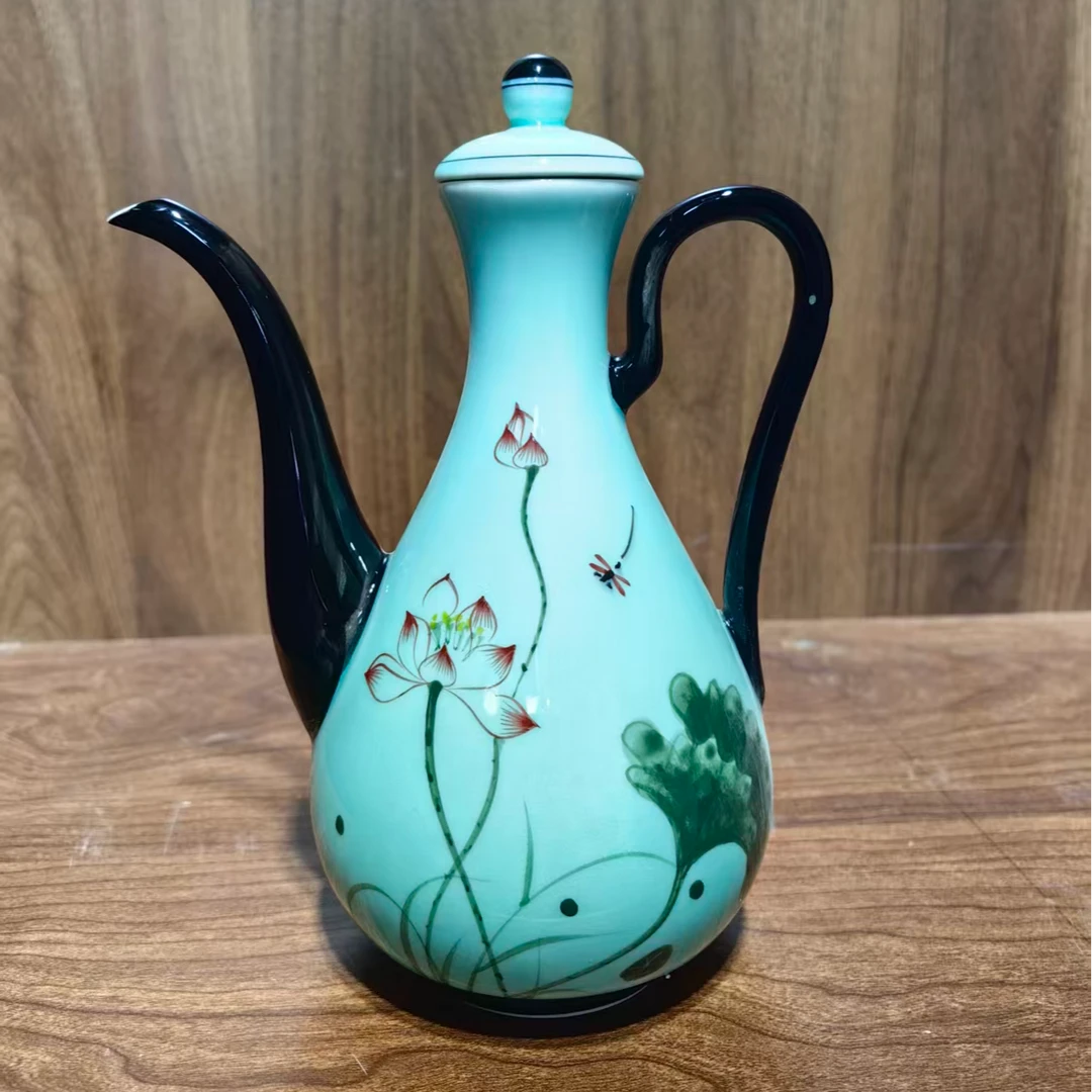 仿古瓷 A485景德镇制陶瓷酒壶一件