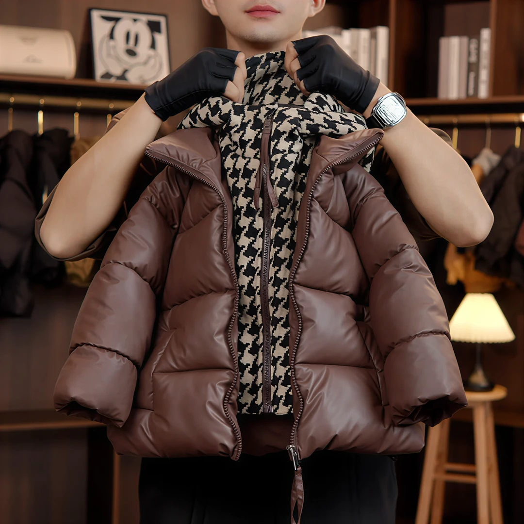 【实体品质】男童冬季棉服2025年冬季时尚百搭宽松外套加厚连帽棉服