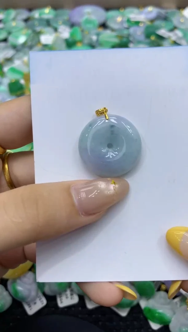 颈饰未镶嵌翡翠天然缅甸翡翠A货