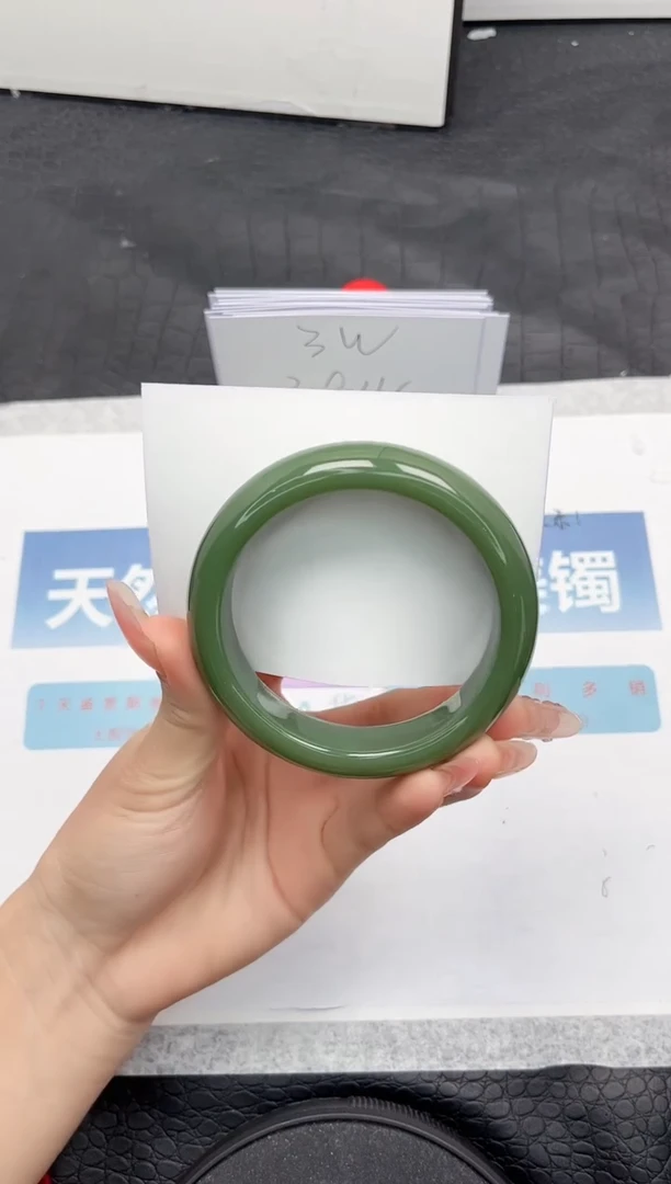 【闪购商品】石英质玉手镯未镶嵌N239-57.8