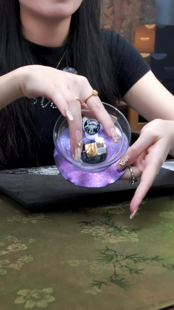 禾器 斑斓曜辰盖碗 星云紫