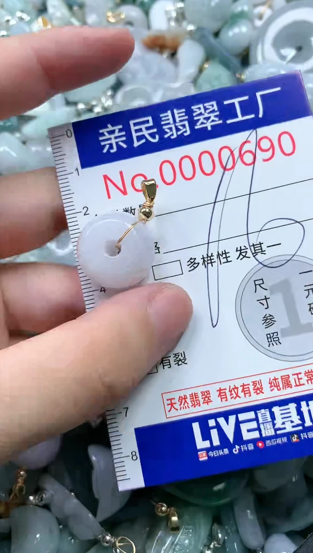 翡翠未镶嵌吊坠(不含链)690