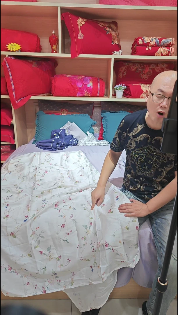 银鼠毛80支天丝床单2.0*2.3水洗标不对
