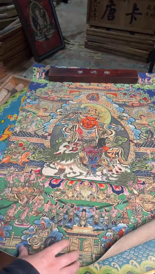 卷轴画卷轴画奥奥的唐卡