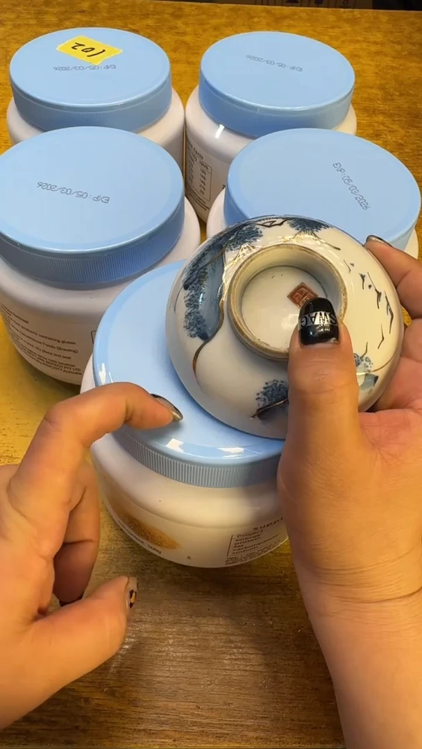 超*速瓷器瓷器瑕疵破破102五件麦碗