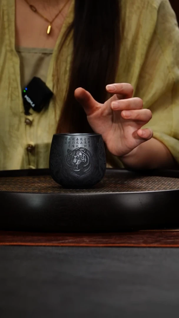 茶壶紫砂宜兴原矿紫砂14（虎版面）