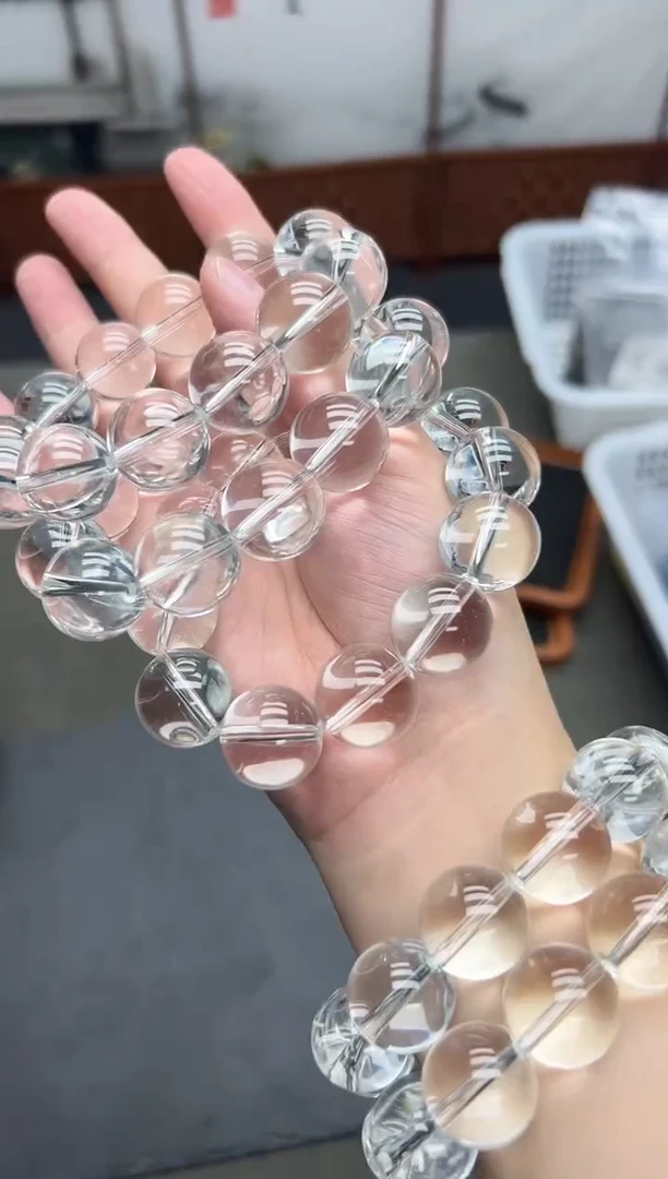 水晶手串未镶嵌白水晶20mm