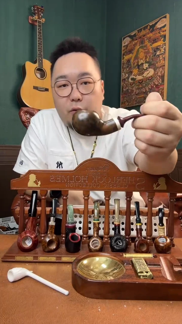 石楠木木雕款意大利进口石楠木烟斗