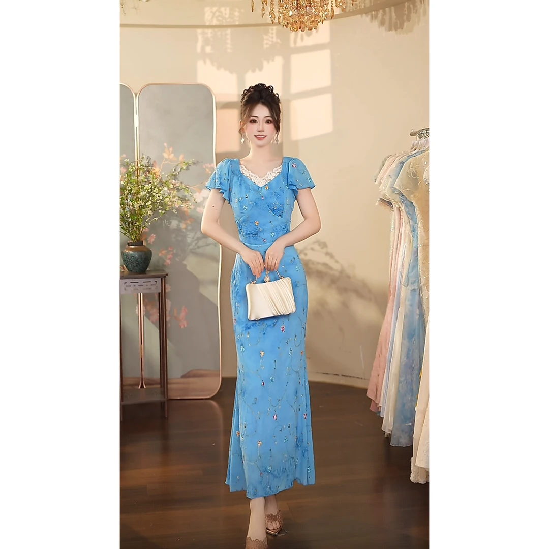 瑞瑞定制-1585连衣裙Q7729