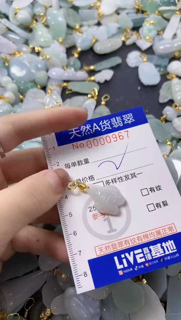 颈饰未镶嵌翡翠天然A货翡翠