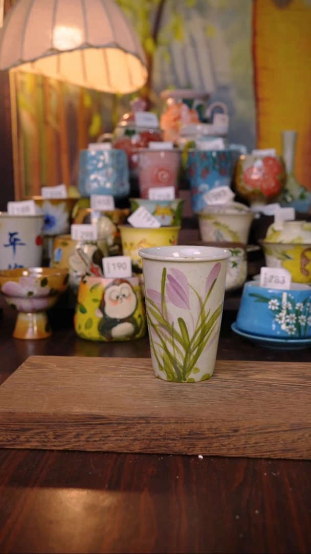 摆件泥垚手作 景德镇手工手绘器物