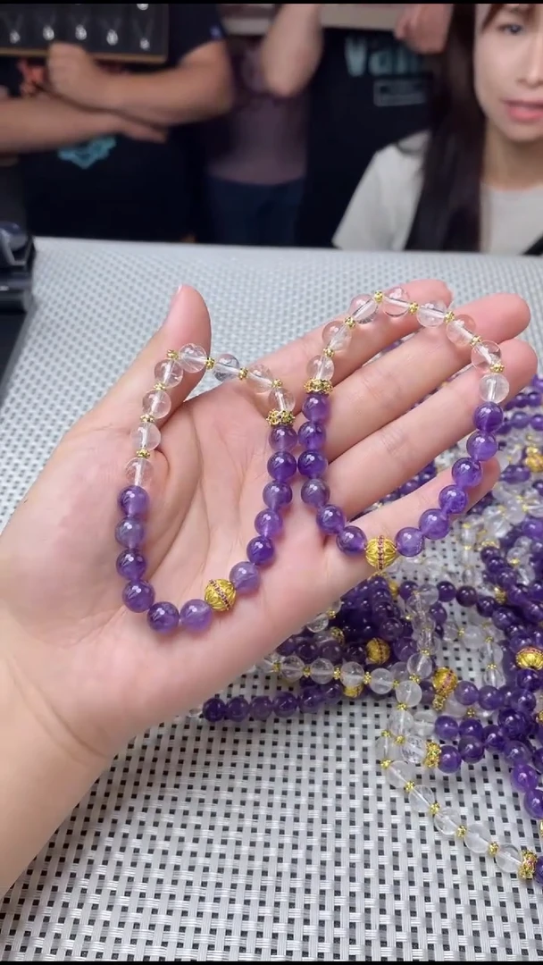 水晶手串未镶嵌39767T15-3N06-多样性/发一件