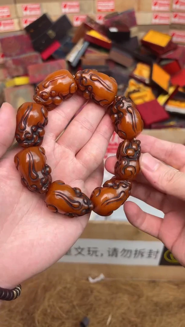 一铭文玩菩提类手串无礼盒