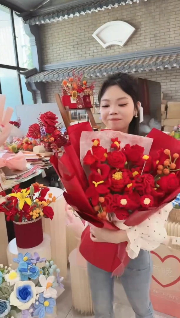 非遗手工定制花束，孤品清仓！！