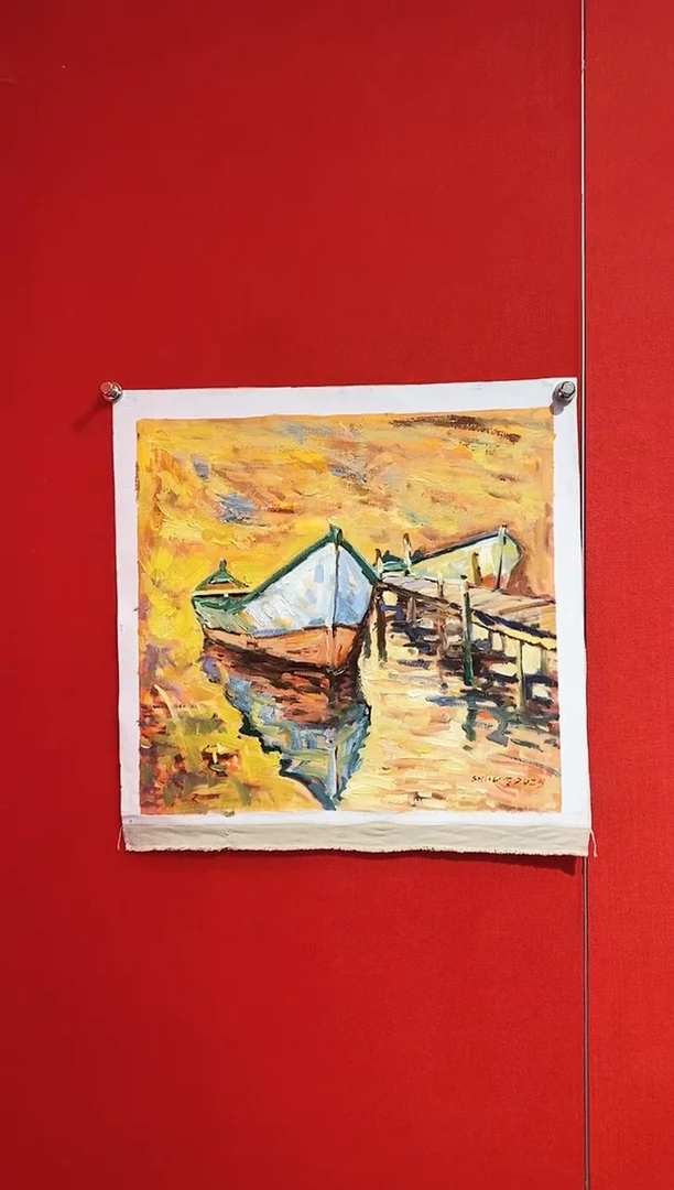 油画油画作品史老师油画