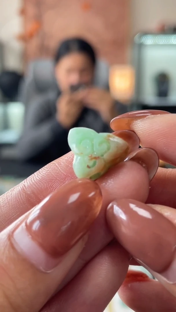 【闪购商品】定制翡翠未镶嵌11.6*12.7三叶草300