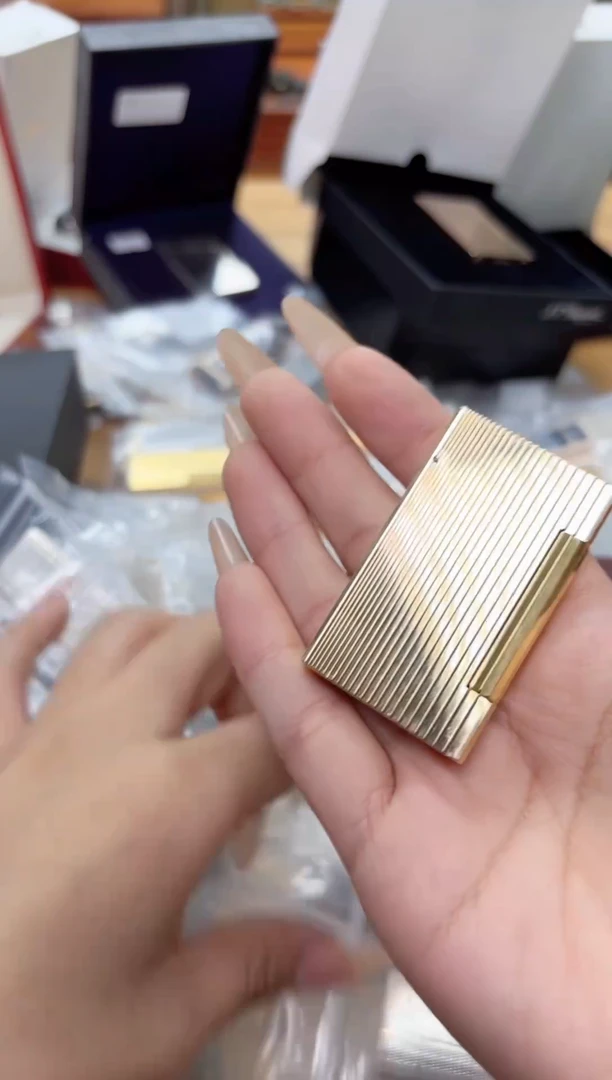 原皮套 都彭LD金竖条