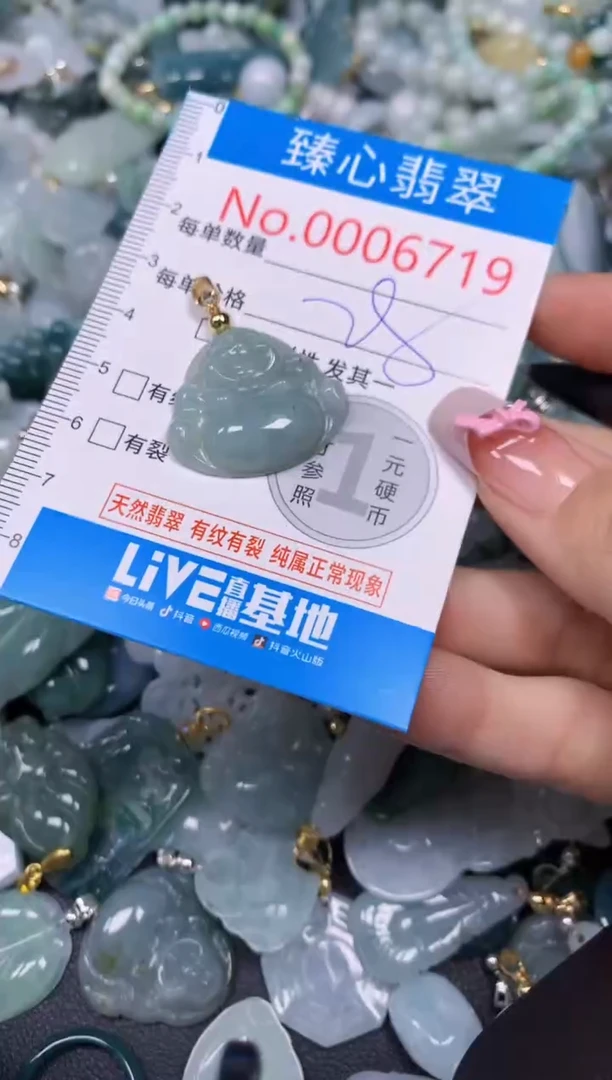 【闪购商品】翡翠颈饰未镶嵌含绳0006719